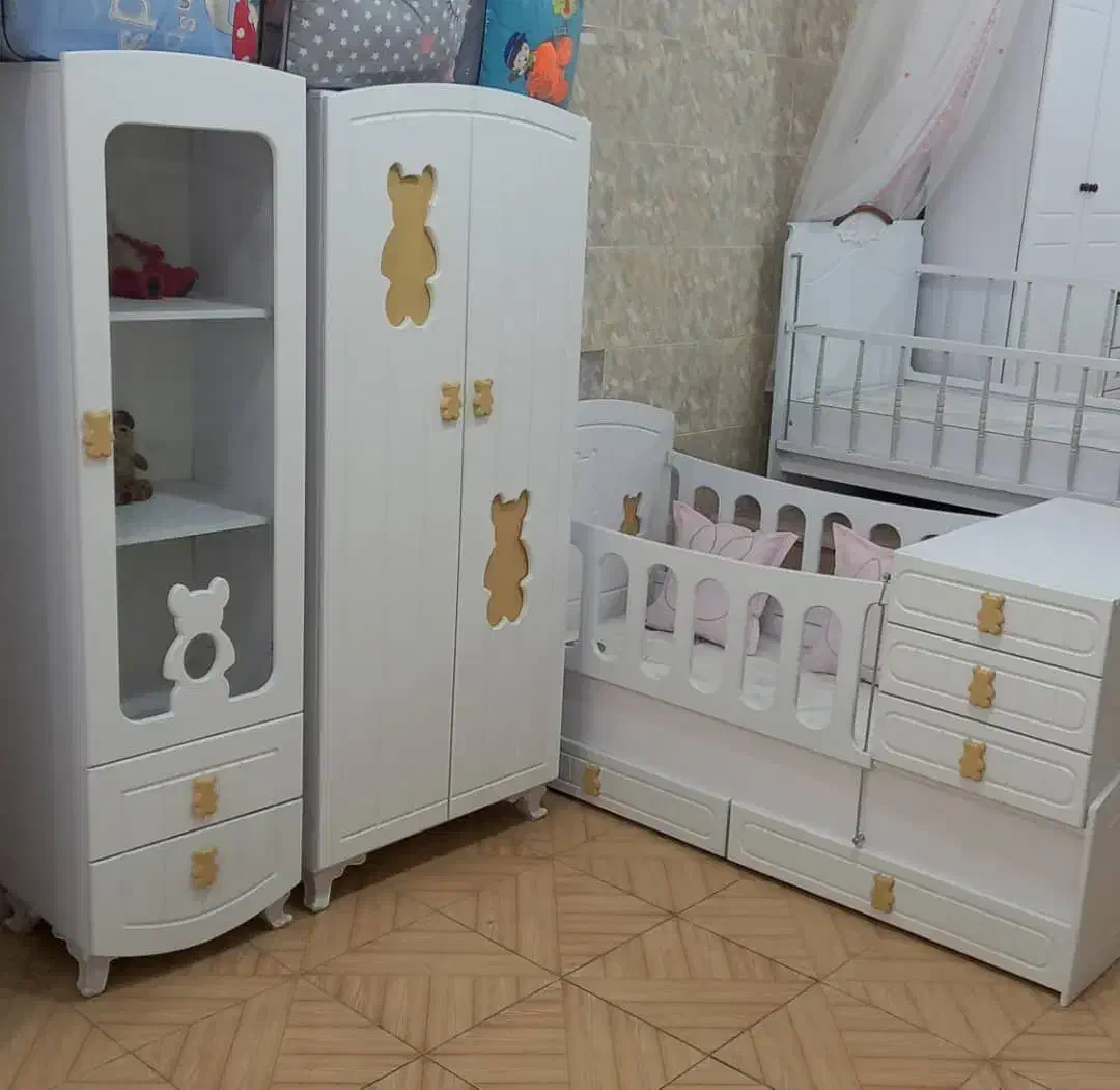 تخت و کمد نوجوان* هماهنگ با سلیقه نسل جدید*اقساطی|تخت و صندلی بچه|ماهدشت, |دیوار