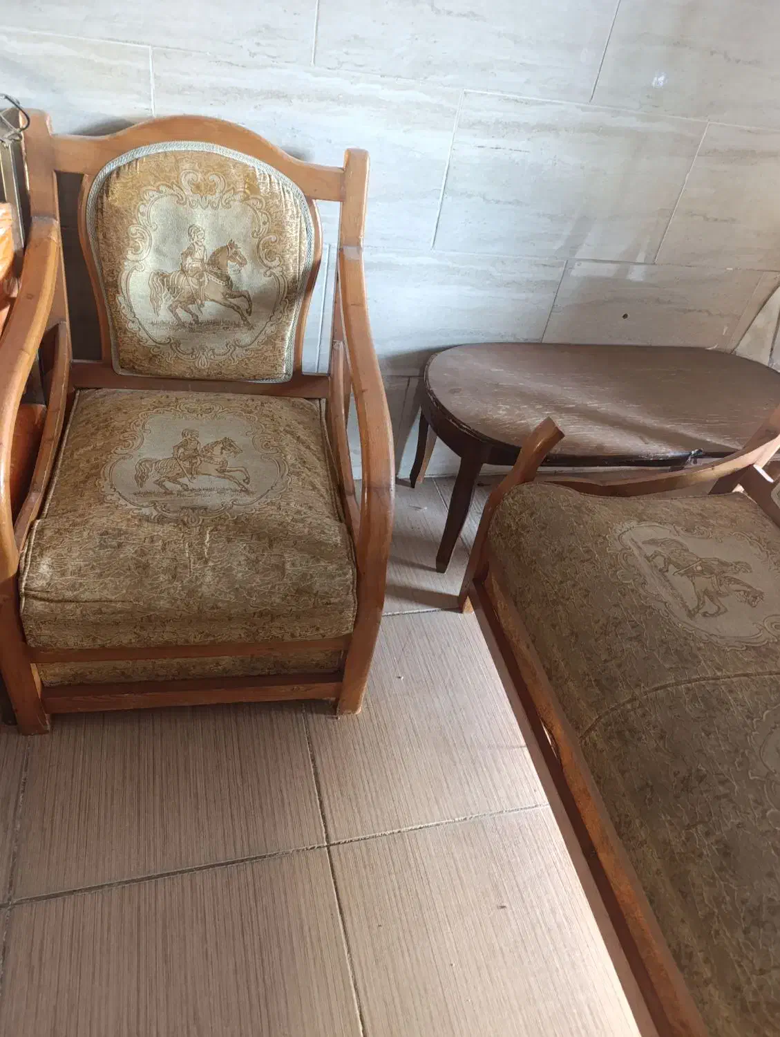 مبل تمام چوب راش|مبلمان خانگی و میز عسلی|خرم‌آباد, |دیوار