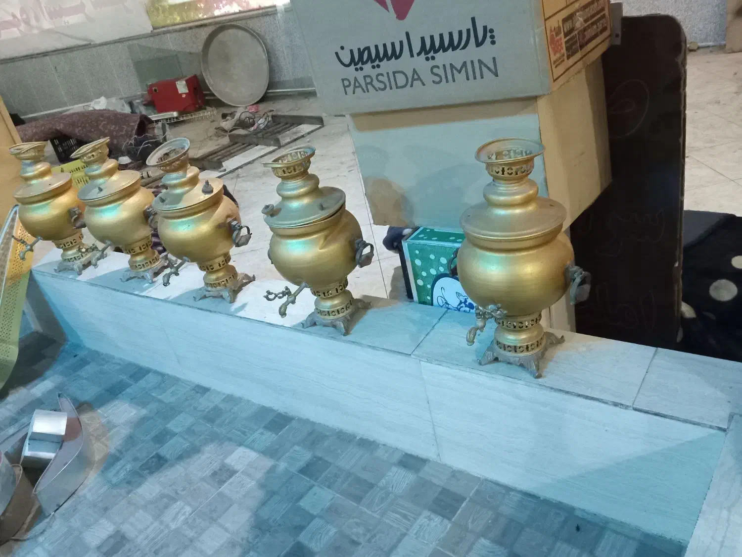 سماور جنس الومینیوم ذغالی|سماور، چایساز، قهوهساز|فیروز, |دیوار