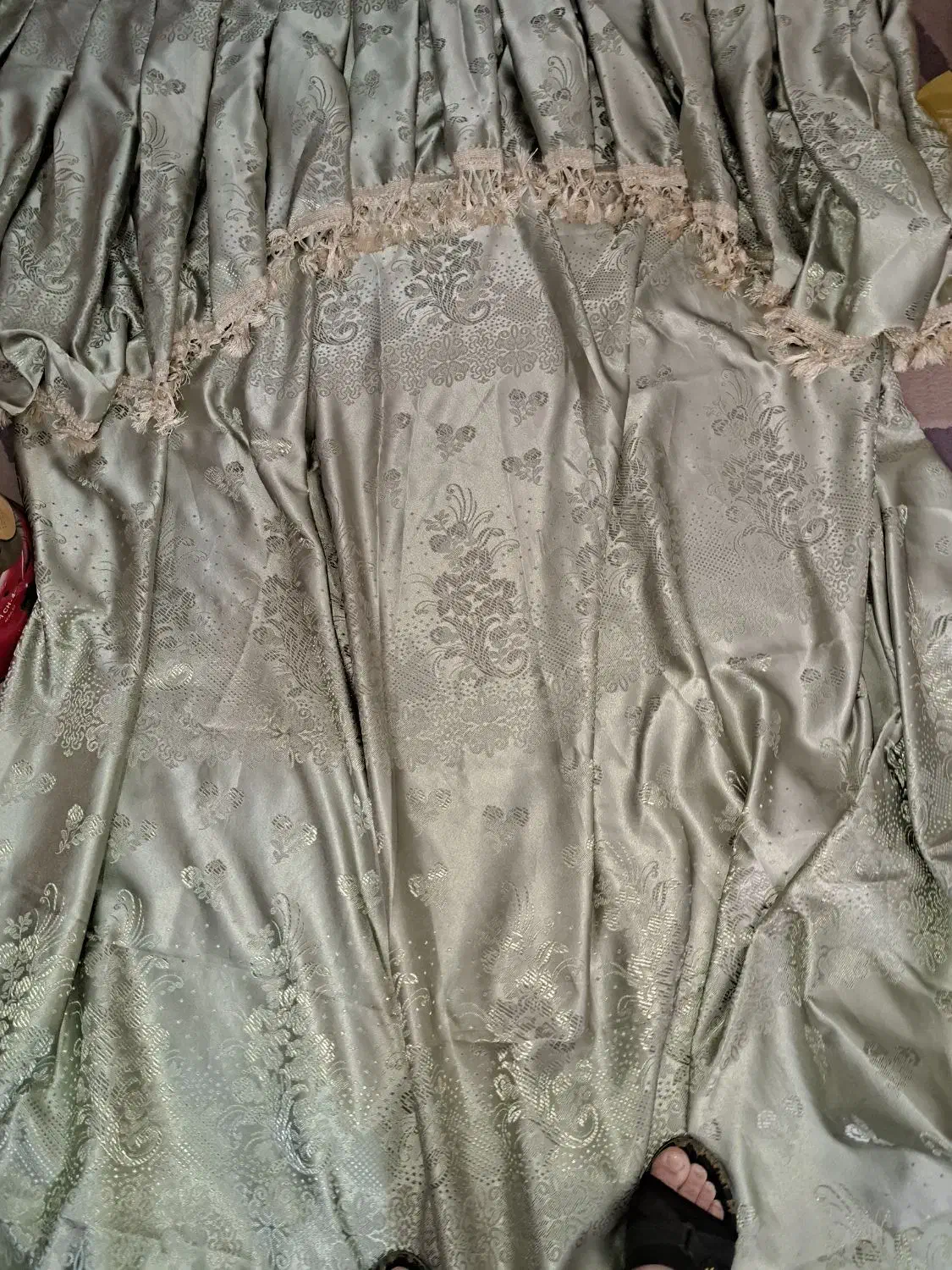 پرده ۲ عدد قیمت مناسب|پرده، رانر، رومیزی|اهواز, آریاشهر|دیوار