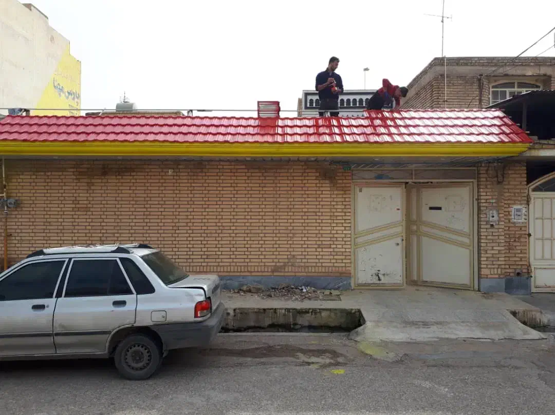 شاب بندی،سقف شیروانی وکاذب، سردرب|خدمات پیشه و مهارت|شوش, |دیوار