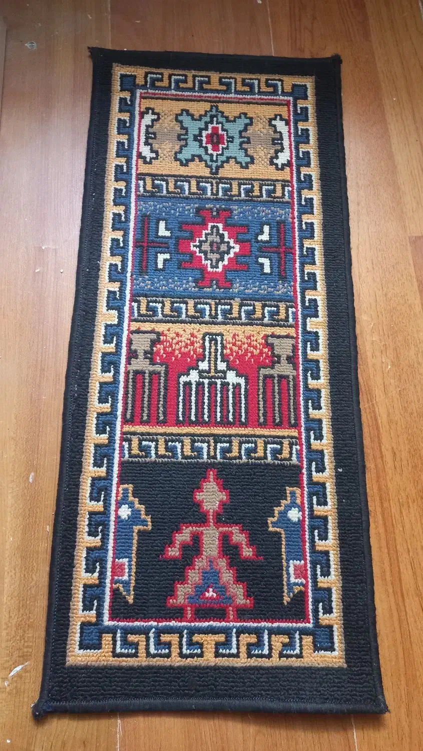 رو پله ای|گلیم، جاجیم، گبه|کرمانشاه, |دیوار