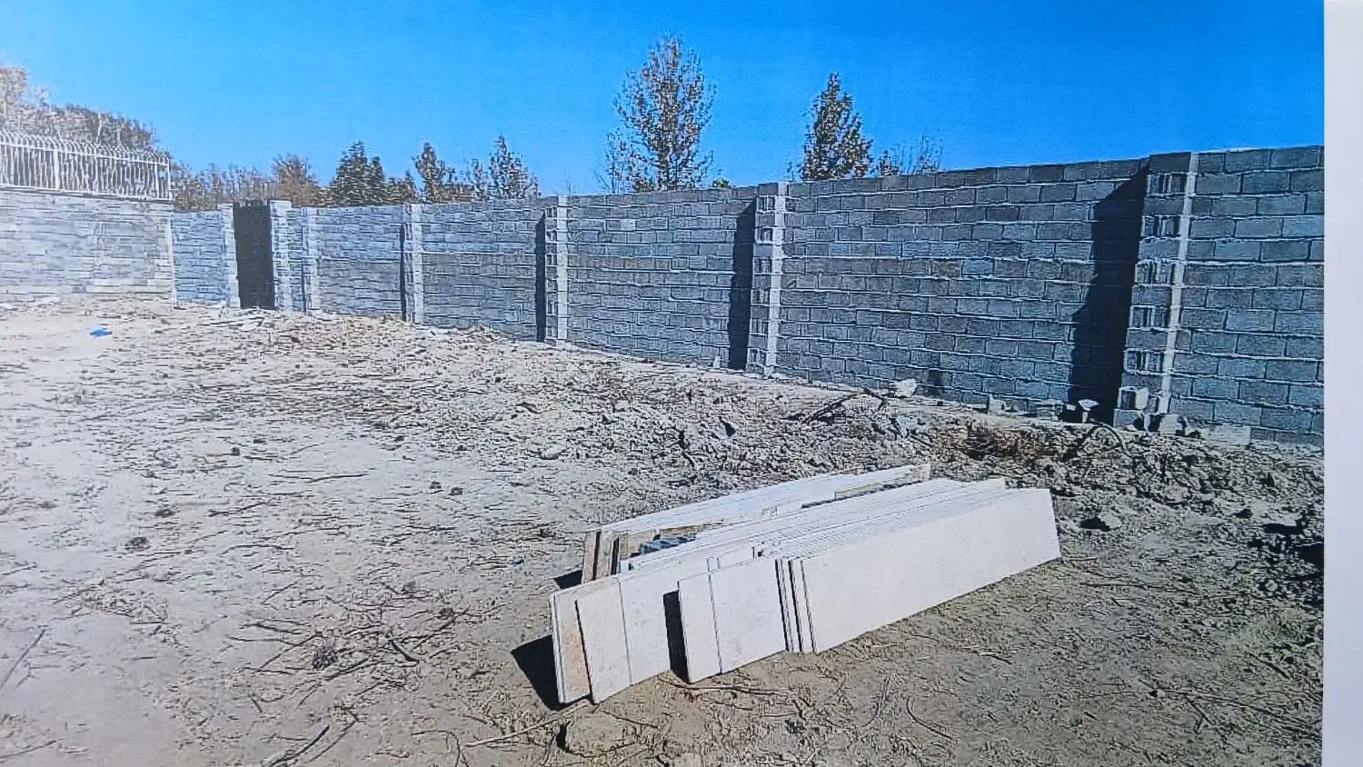 ۸۵۰ مترزمین ۴دیواری سنددار|فروش زمین و ملک کلنگی|محمدشهر, عباس آباد|دیوار