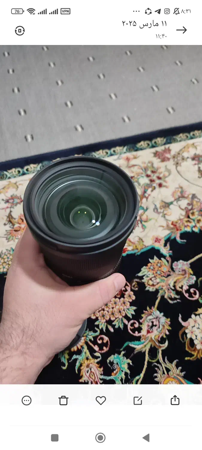 لنز سیگما ۲۴.۷۰|دوربین عکاسی و فیلم‌برداری|یاسوج, |دیوار