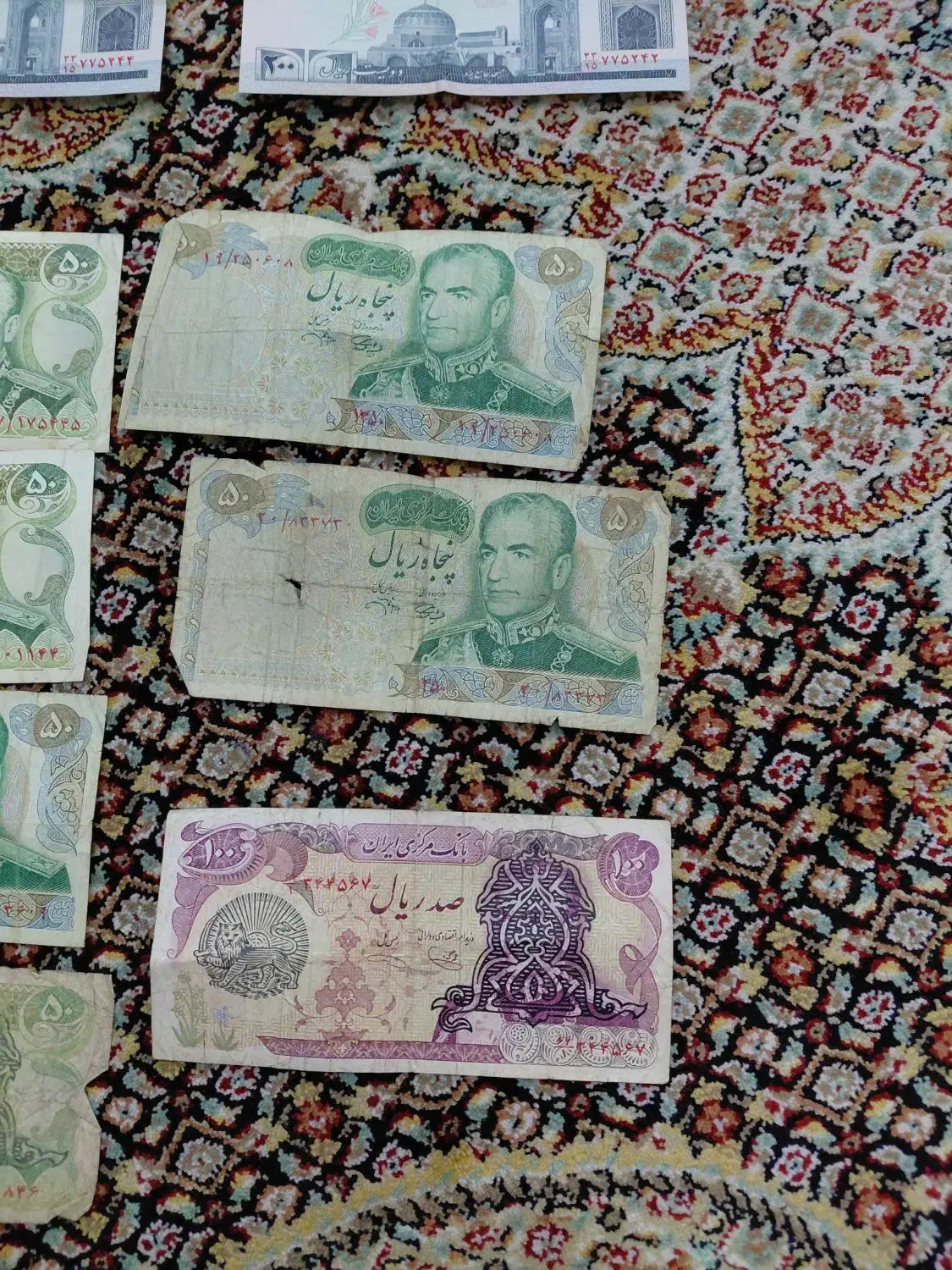 اسکناس قدیمی|کلکسیون سکه، تمبر، اسکناس|قزوین, |دیوار