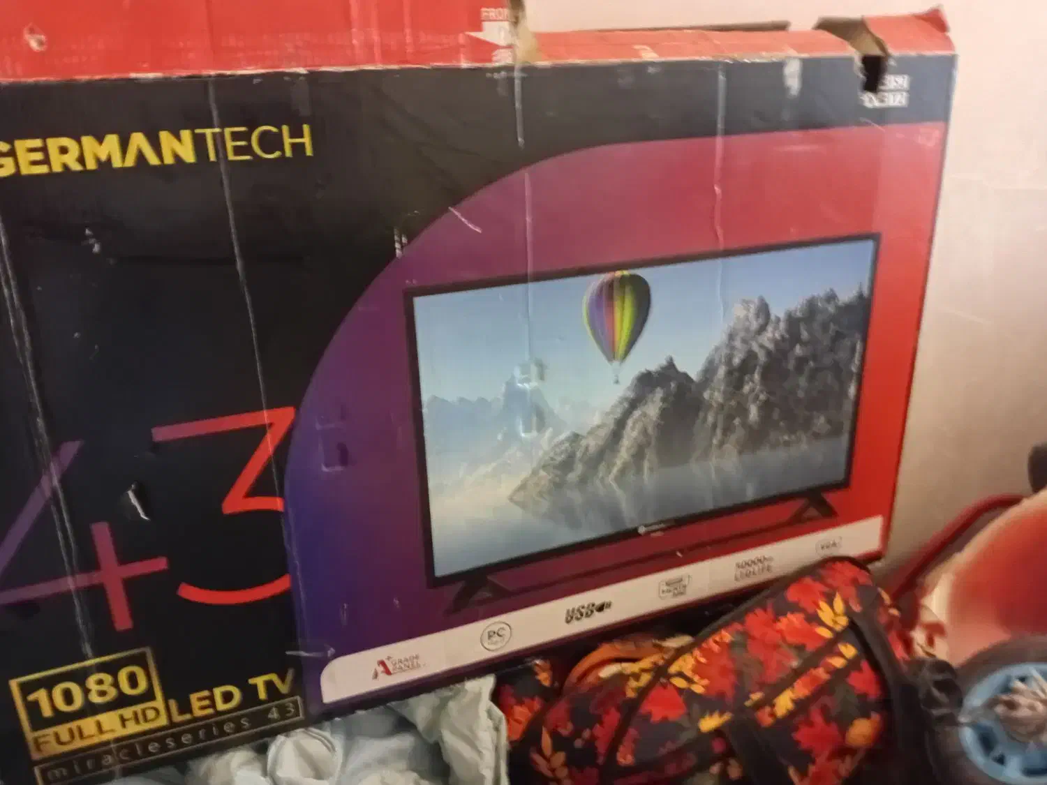 معاوضه تلویزیون ۴۳ اینچ صفحه شکسته|تلویزیون و پروژکتور|اصفهان, خاتونآباد|دیوار