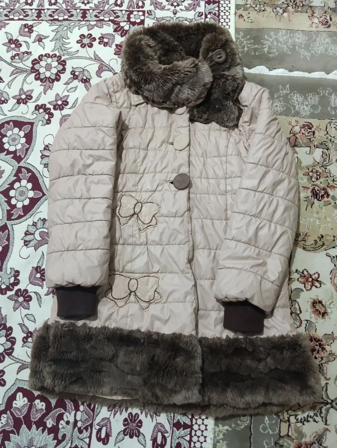 پالتو دخترانه شیک|لباس|آبیک, |دیوار