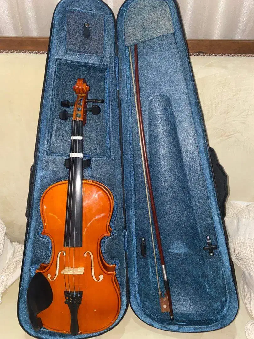 ویولن رناتو سایز 4/4 خیلی تمیز|ویولن|دوگنبدان, |دیوار