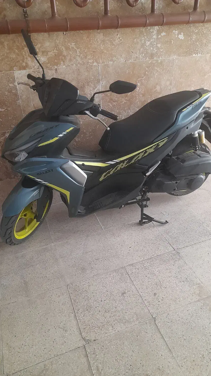 موتور گلکسی|موتورسیکلت|رشت, نظری|دیوار