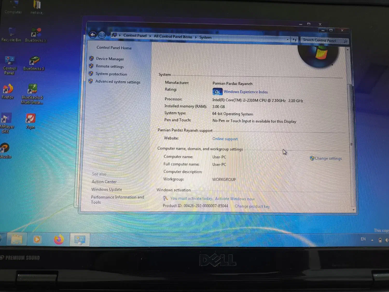 لپ تاپ DELL در حد نو|رایانه همراه|فردیس, فردیس|دیوار