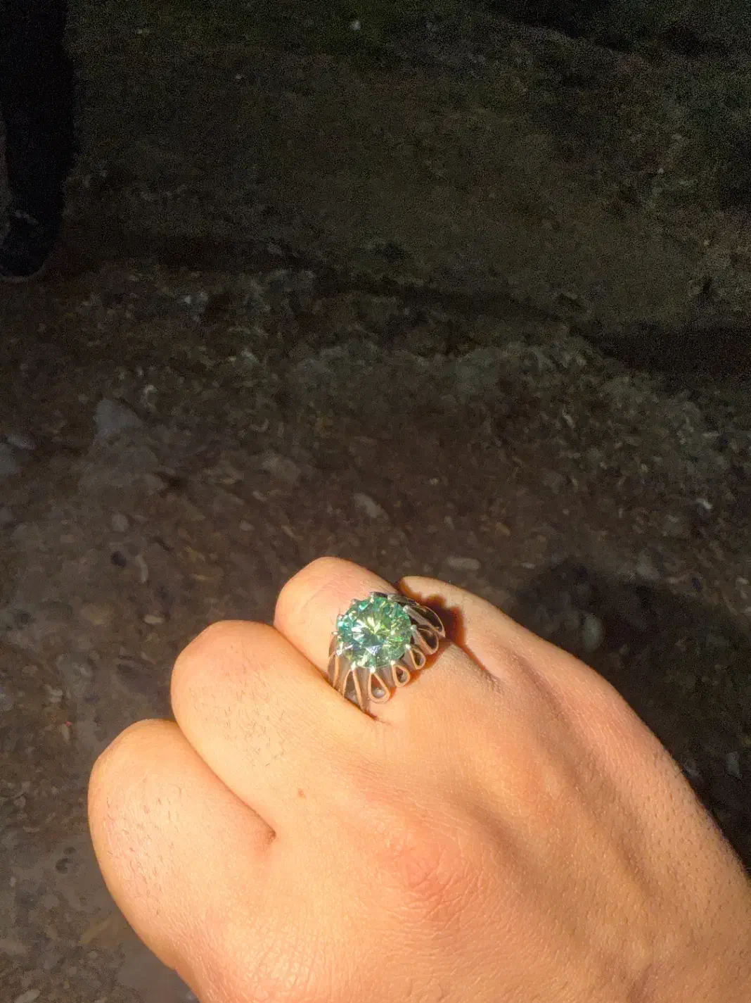 انگشتر موزانایت (روسی)|جواهرات|دزفول, |دیوار