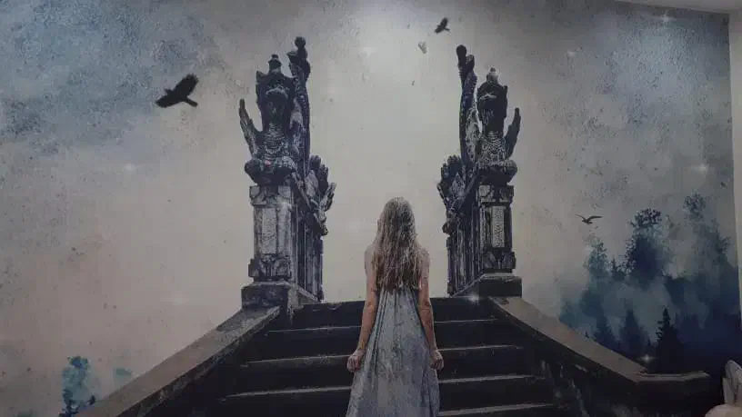 نصاب کاغذ دیواری و رنگ امیزی|خدمات پیشه و مهارت|اهواز, کوی رمضان|دیوار