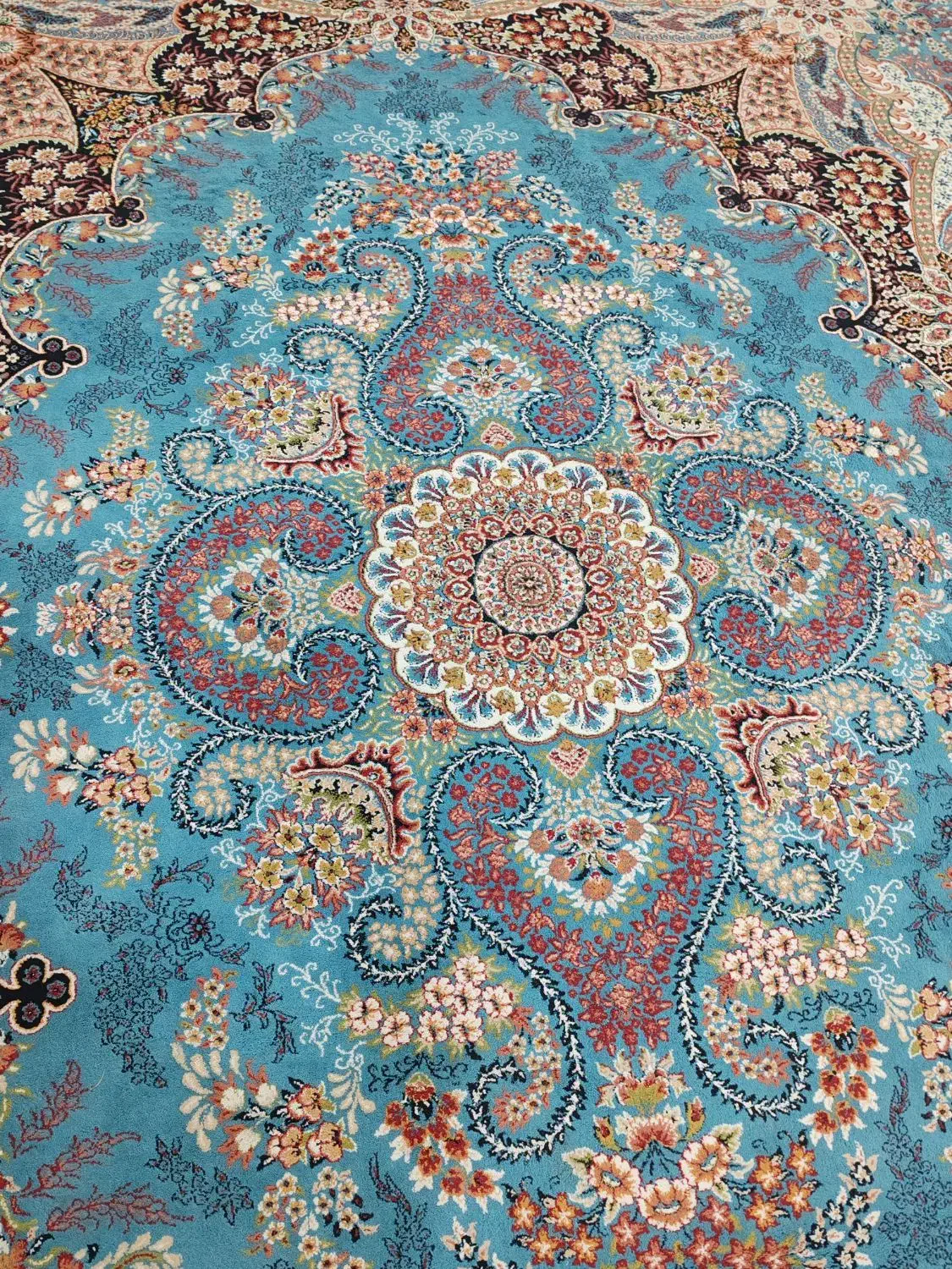 2تخته فرش 12متری 700شانه آبی طرح الی|فرش|قم, نیروگاه|دیوار