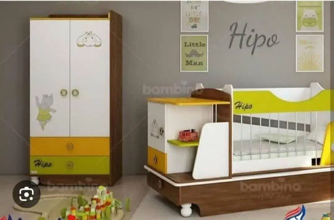 کمد وتخت کودک و نوجوان|تخت و سرویس خواب|اصفهان, کساره|دیوار