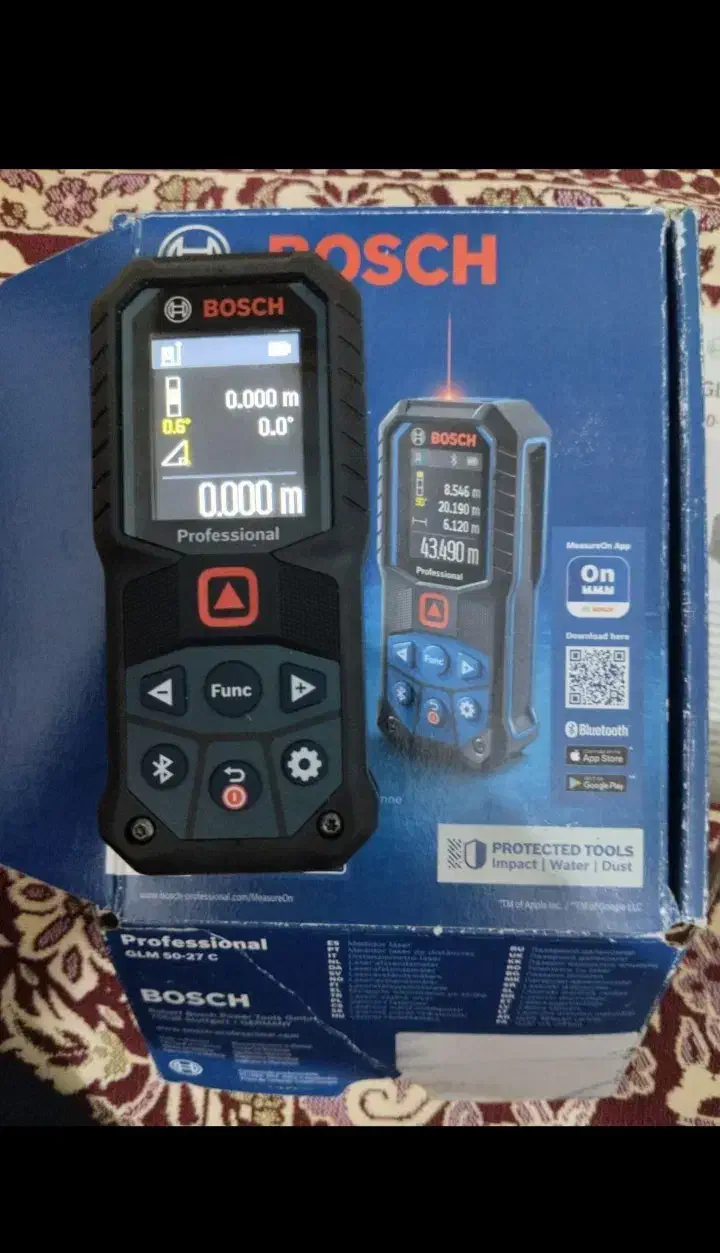 متر لیزری بوش مدل glm 50 27C|ابزارآلات|تبریز, |دیوار