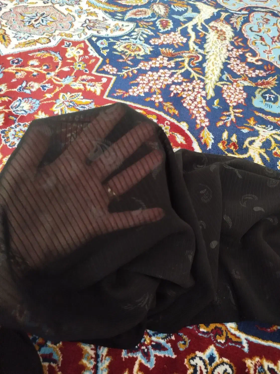 پارچه چادر مشکی|لباس|نهاوند, |دیوار