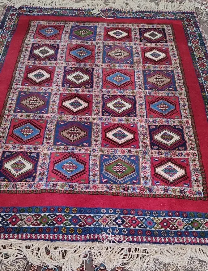 قالی دستباف یلمه|فرش|شهرضا, |دیوار