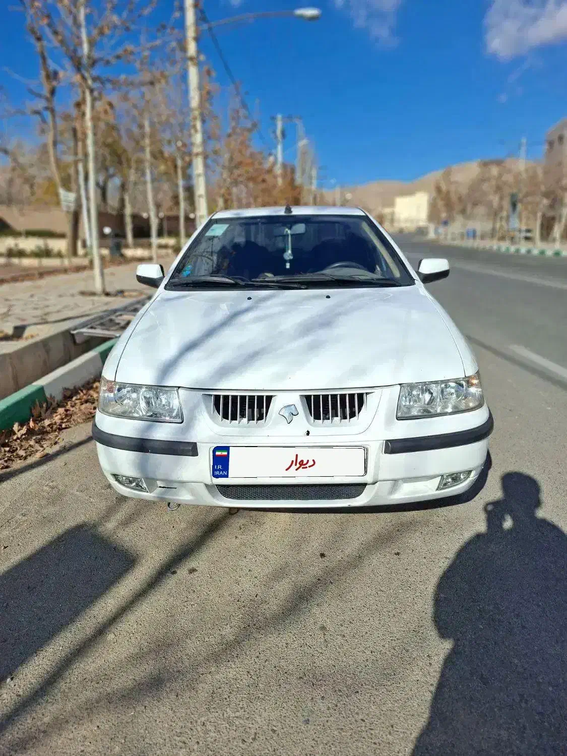 سمند LX سفید مدل 1400 فنی سالم کم کارکرد|خودرو سواری و وانت|خمین, |دیوار