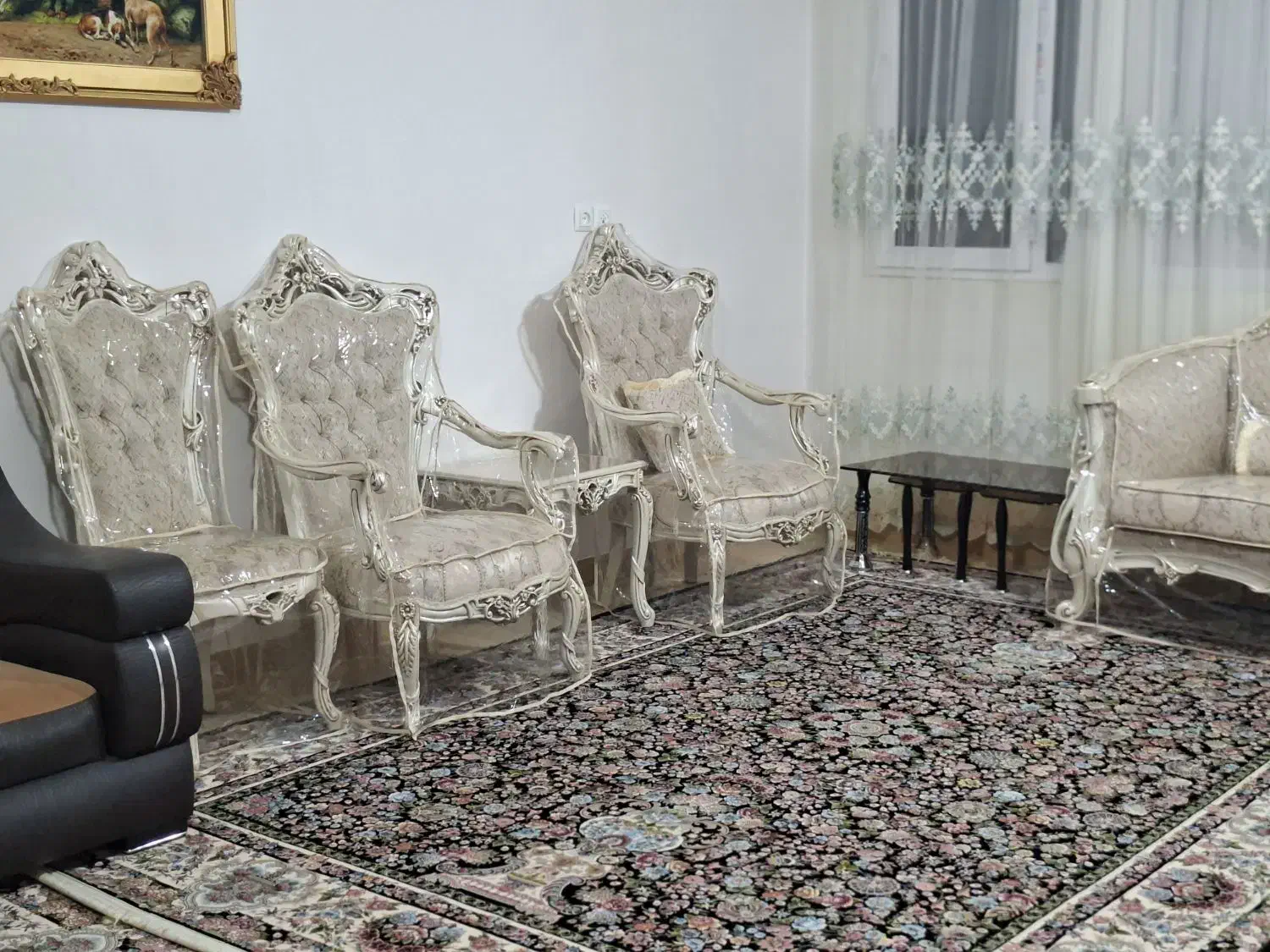 مبل ۹ نفر چوب راش فوم سرد درجه یک تولیدی تهران|مبلمان خانگی و میز عسلی|کرمانشاه, |دیوار