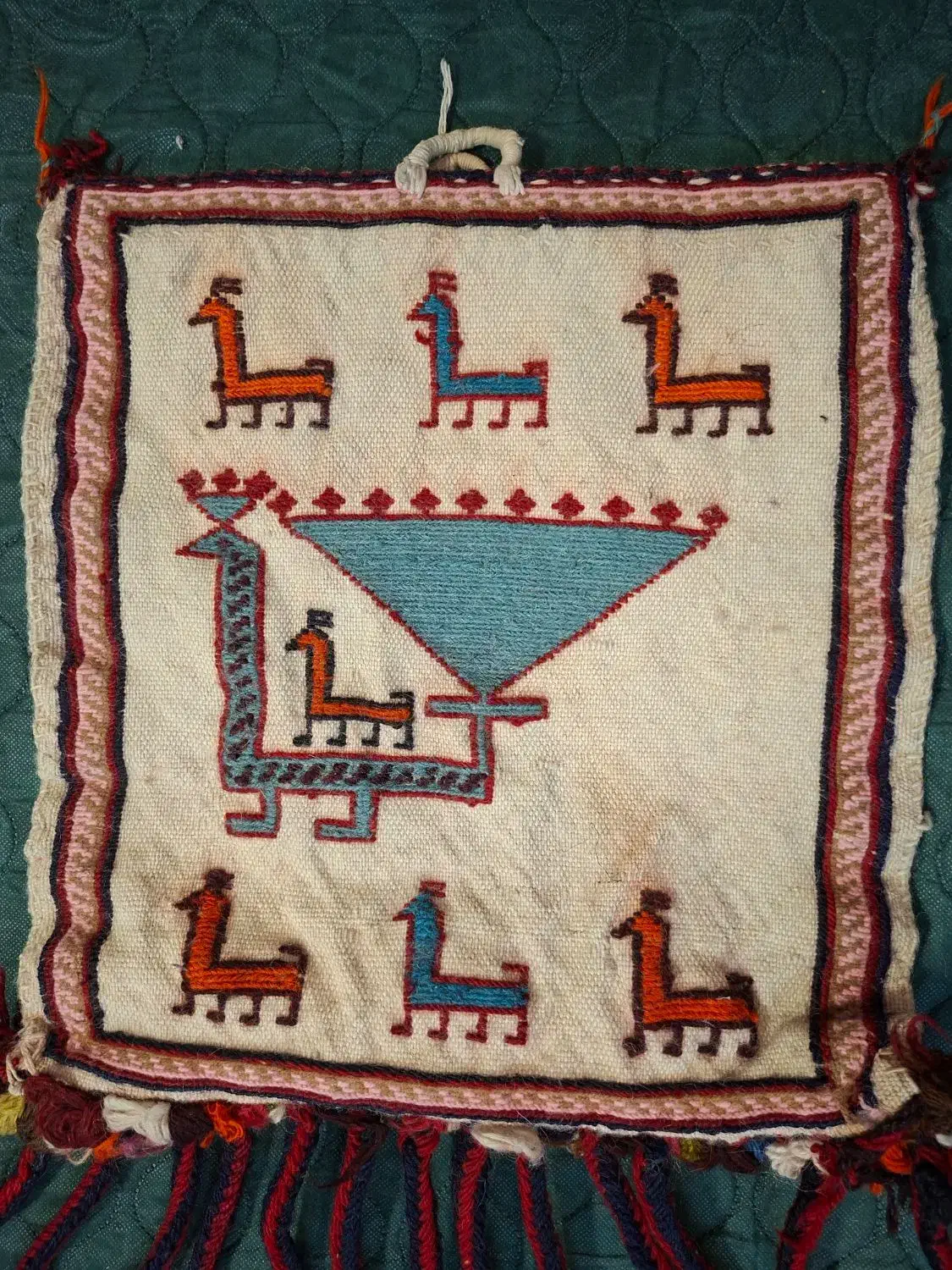 پوشان آلان دستباف قشقایی|فرش|فراشبند, |دیوار