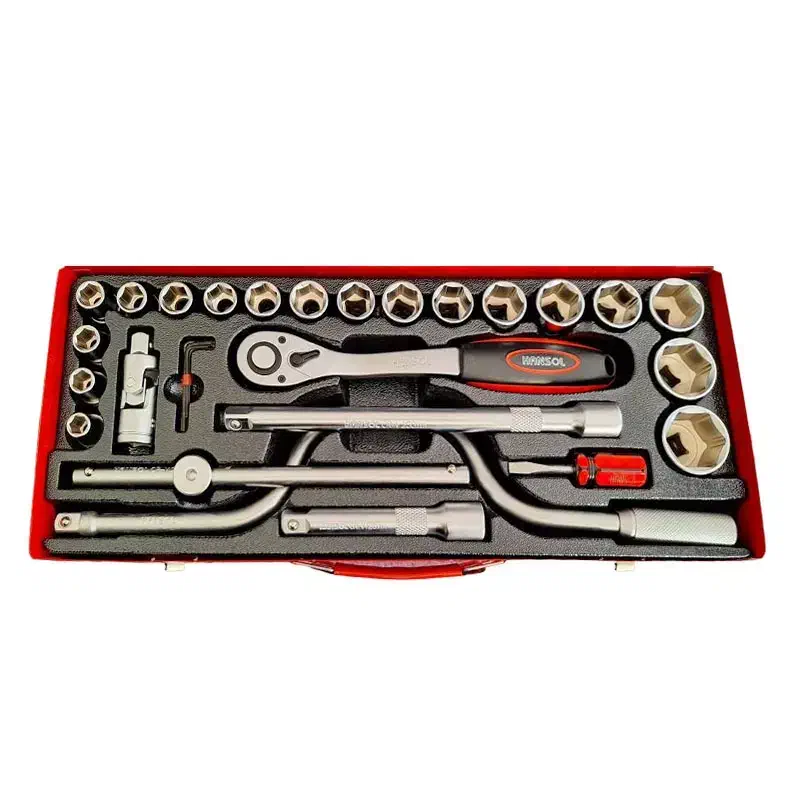 جعبه بکس 28 پارچه 1/2 اینچ حرفه ای هانسولHS8524|ابزارآلات|بندر انزلی, آذربایجان|دیوار