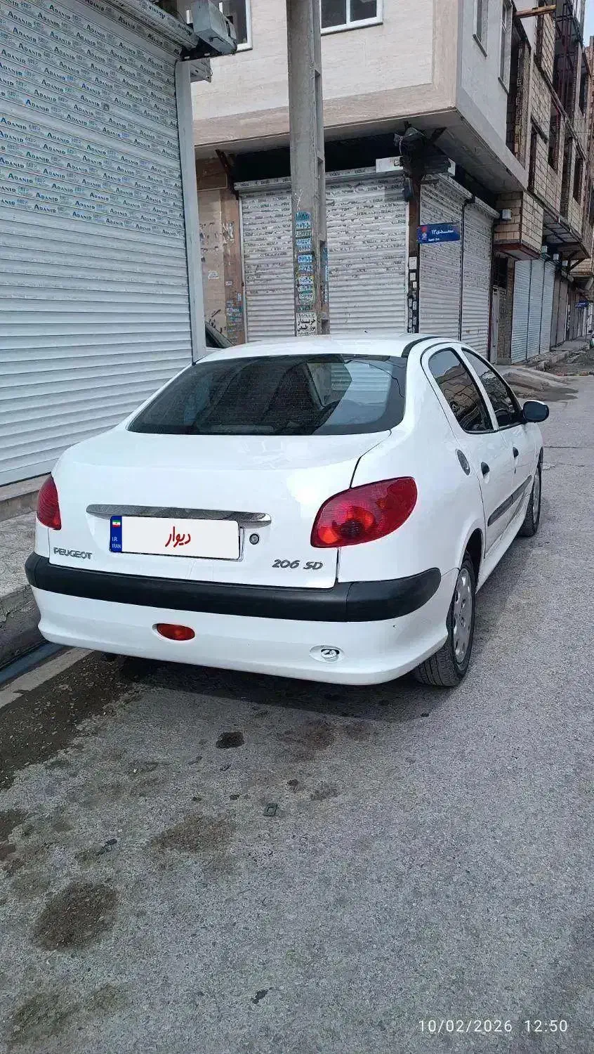 206 SD مدل ۹۴|خودرو سواری و وانت|چهارباغ, |دیوار