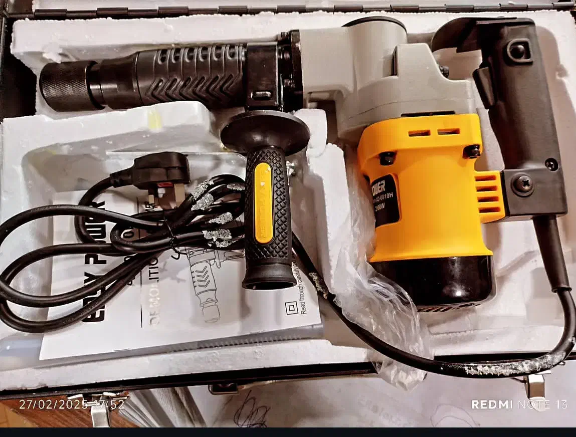 بتن کن ۶کیلویی ایزی پاور با لوازم بسیار اقتصادی|ابزارآلات|رشت, کوی یخ|دیوار