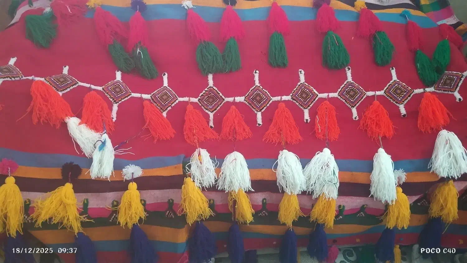 جاجیم|گلیم، جاجیم، گبه|فیروزآباد (فارس), |دیوار