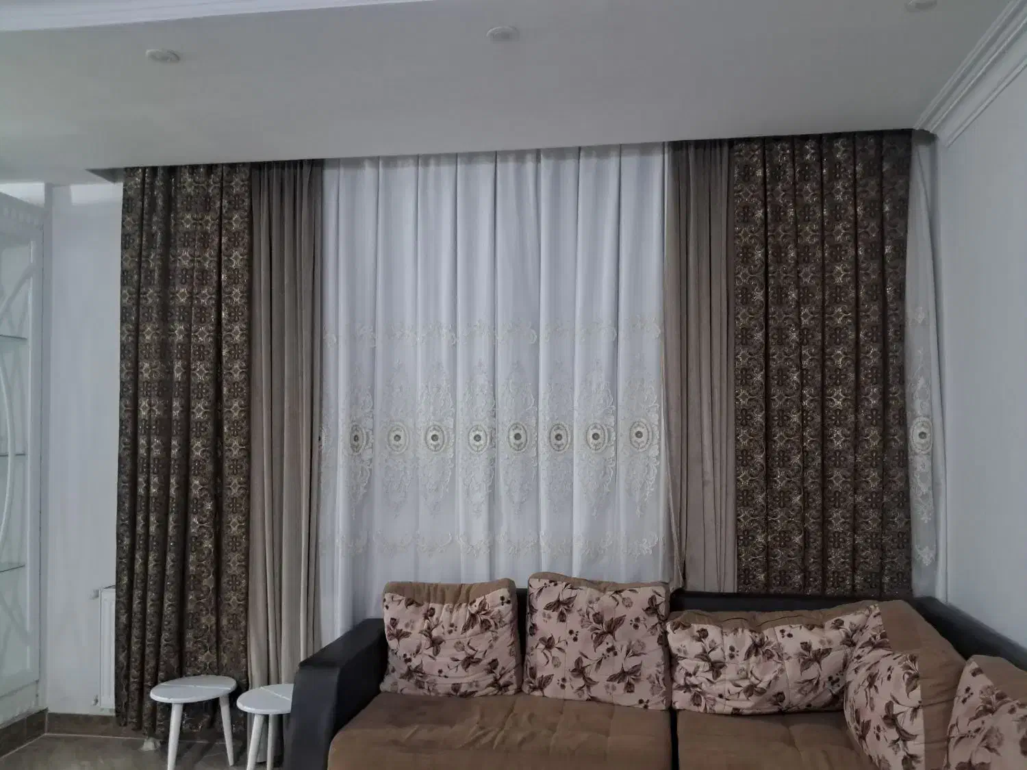 پرده پذیرایی|پرده، رانر، رومیزی|رباطکریم, رباطکریم|دیوار