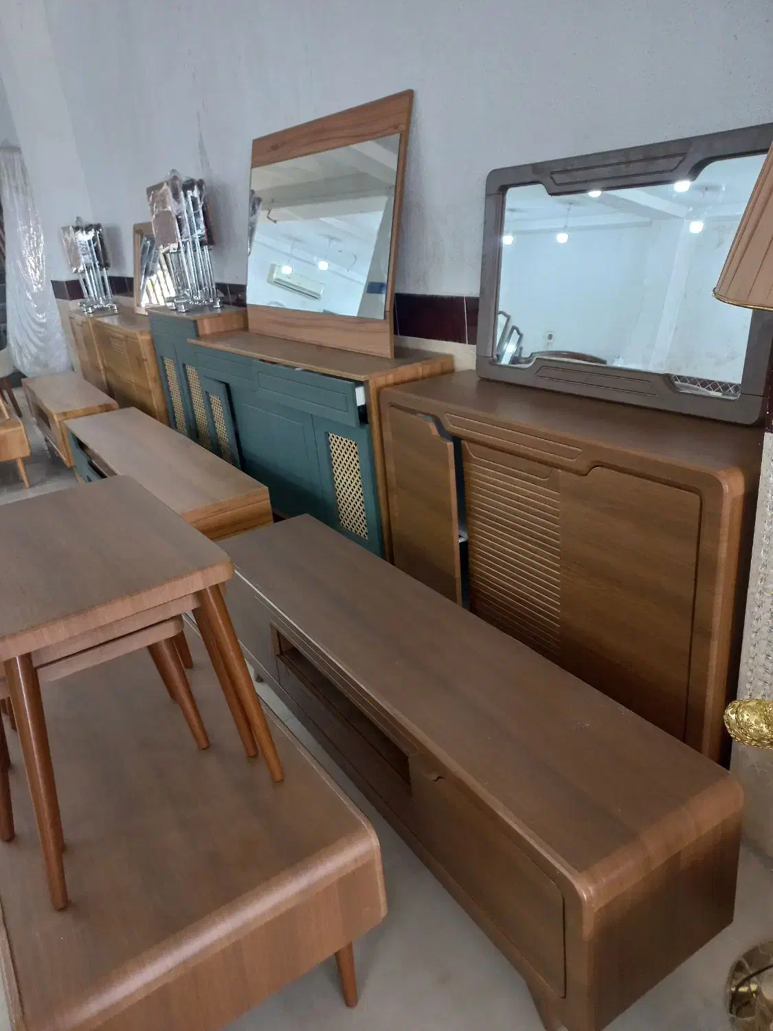 انواع اینه کنسول و جلو مبلی با اقساط ۶ماهه|بوفه، ویترین، کنسول|سورک, |دیوار