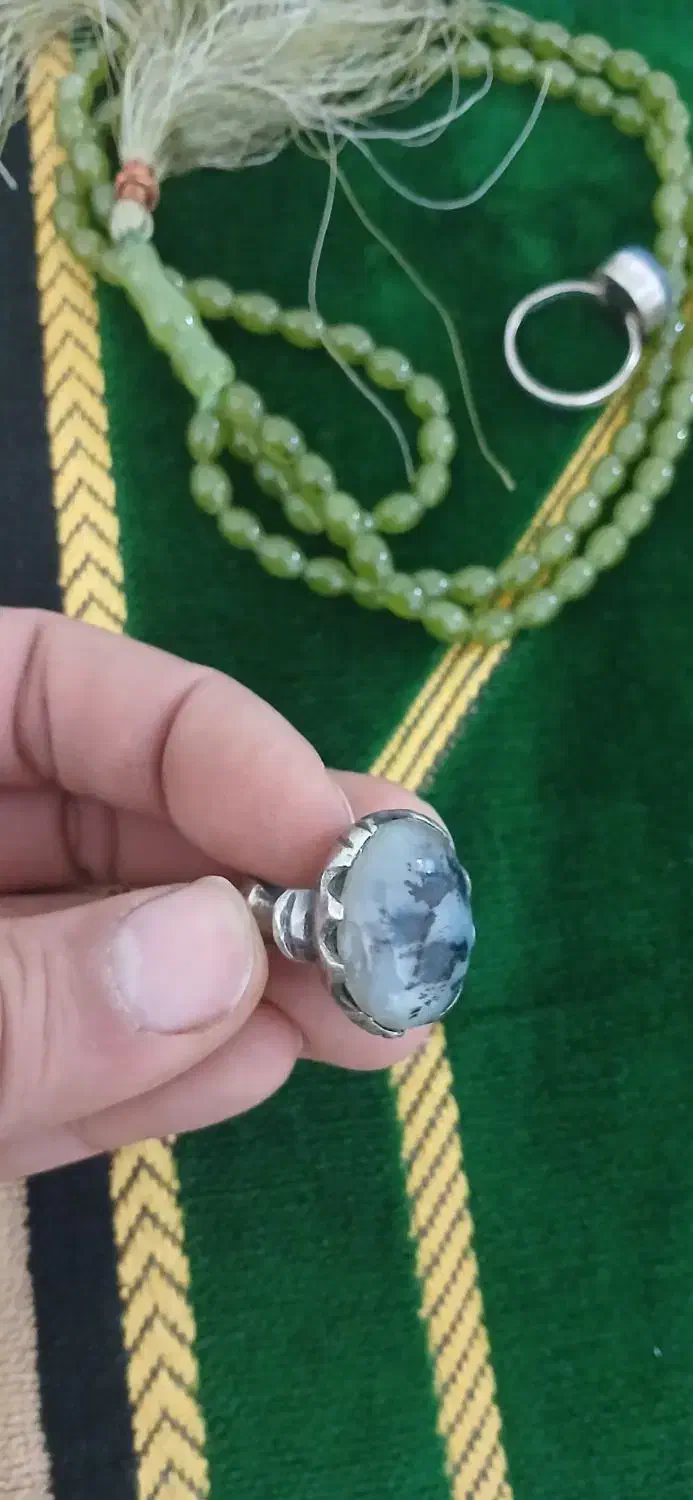 انگشتر شجر وعقیق یمنی|جواهرات|بندر ماهشهر, |دیوار