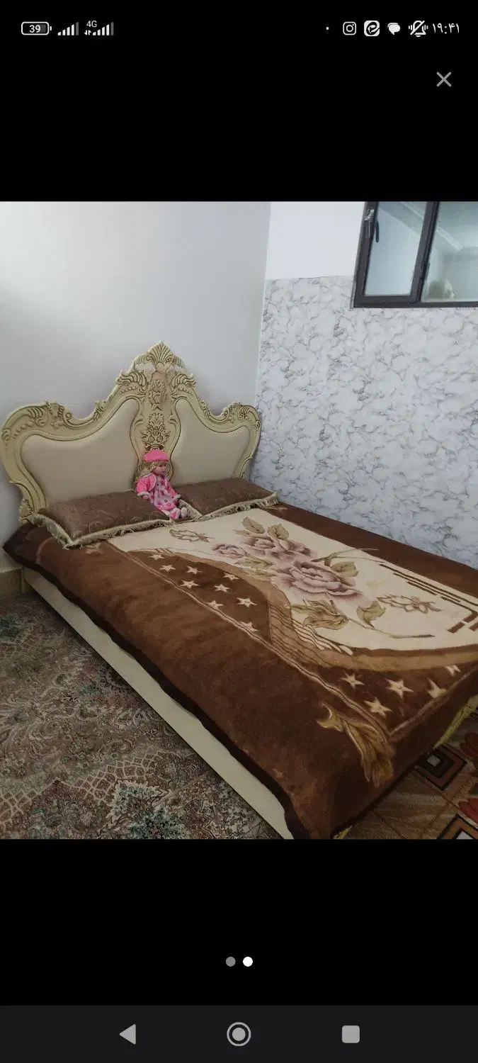 سرویس خواب|تخت و سرویس خواب|کاشان, ولیعصر|دیوار