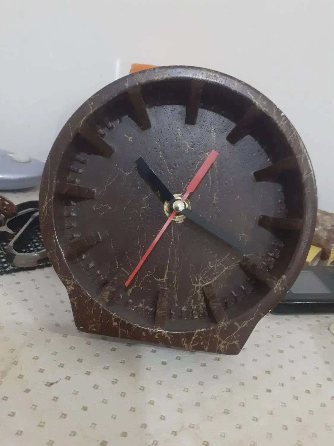 ساعت طاقچه ای عتیقه|ساعت دیواری و تزئینی|ورامین, ورامین|دیوار