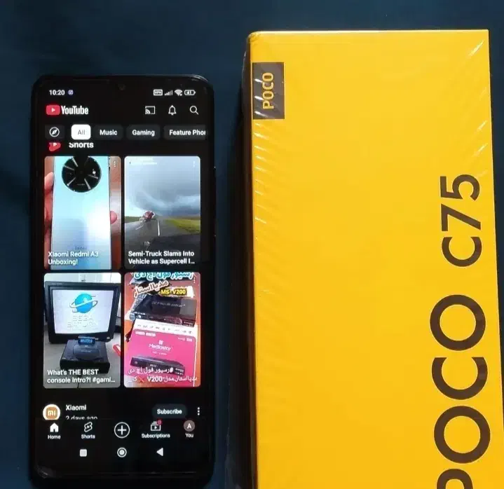 گوشی پوکو سی ۷۵ در حد آک|موبایل|کاشان, معلم|دیوار