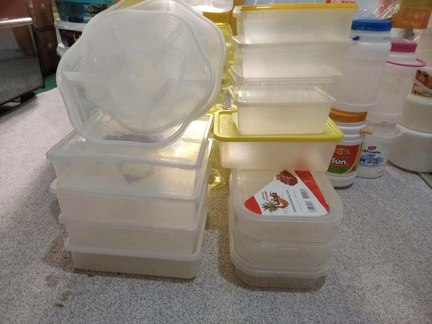 بانکه حبوبات|ظروف نگهدارنده، پلاستیکی، یکبارمصرف|یاسوج, |دیوار