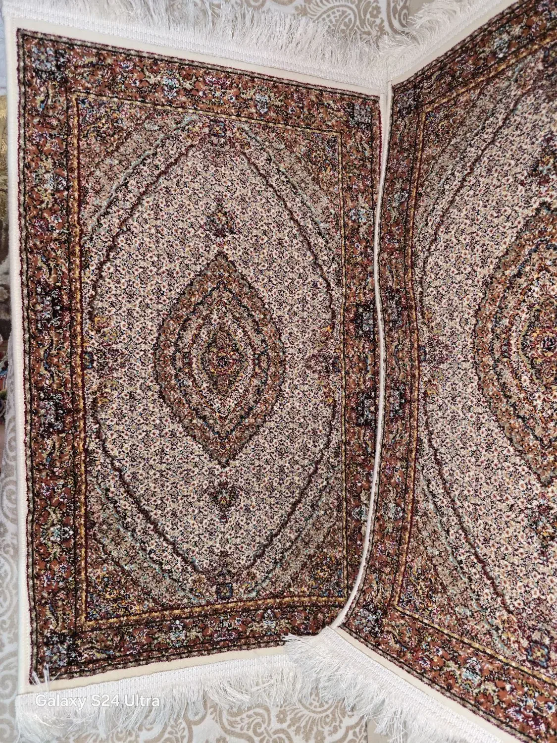 جفت پادری مدل ماهی ۱۰۰۰شانه خوشرنگ مارک قالی تارا|پادری|تبریز, |دیوار