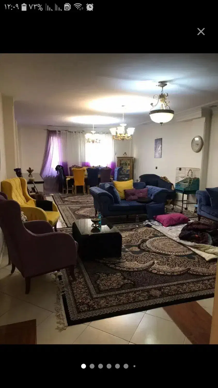 ۱۳۵متر/۳خواب/فول/غرب باقری ایزدپناه قابل تمدید