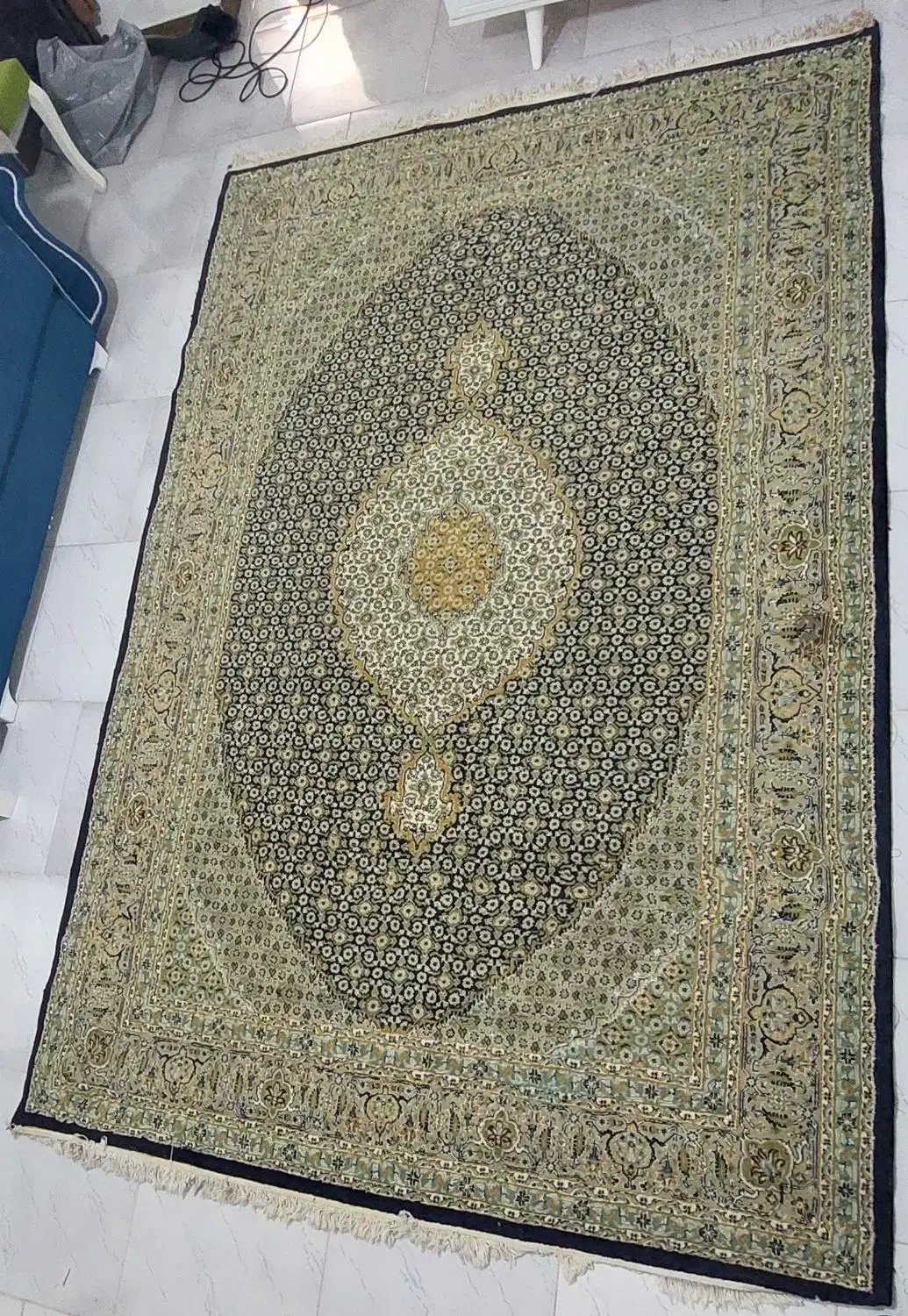 فرش ۶ متری ماشینی کارکرده|فرش|لاهیجان, خمیر کلایه|دیوار