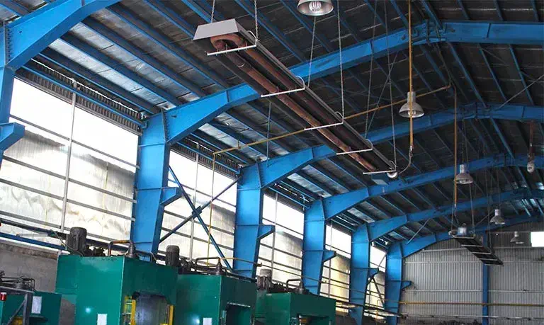 گرماتاب/هیتر تابشی/بخاری سقفی رستوران کارگاه سوله|بخاری، هیتر، شومینه|مرند, |دیوار