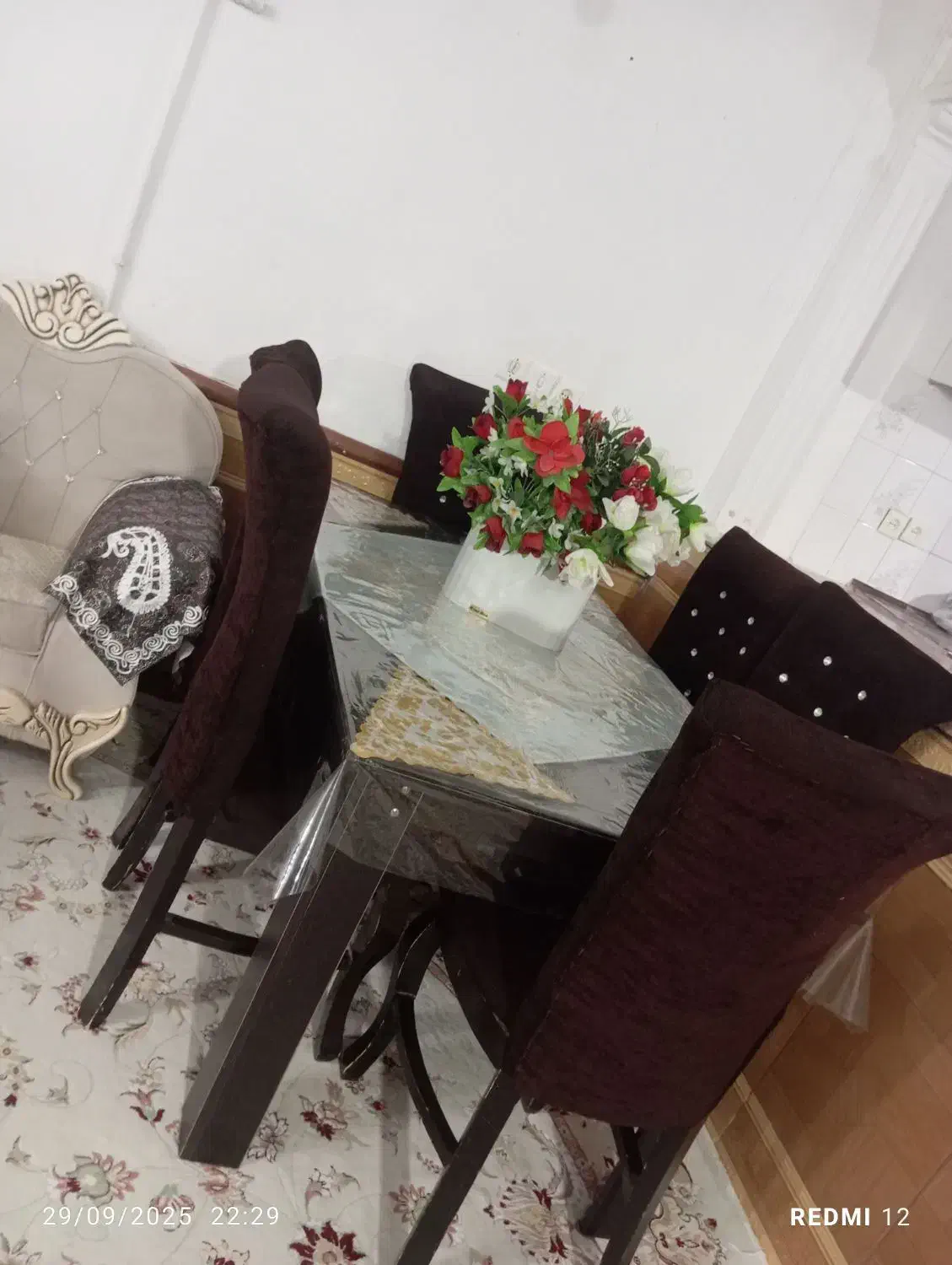 میز ناهار خوری|میز و صندلی غذاخوری|فریمان, |دیوار