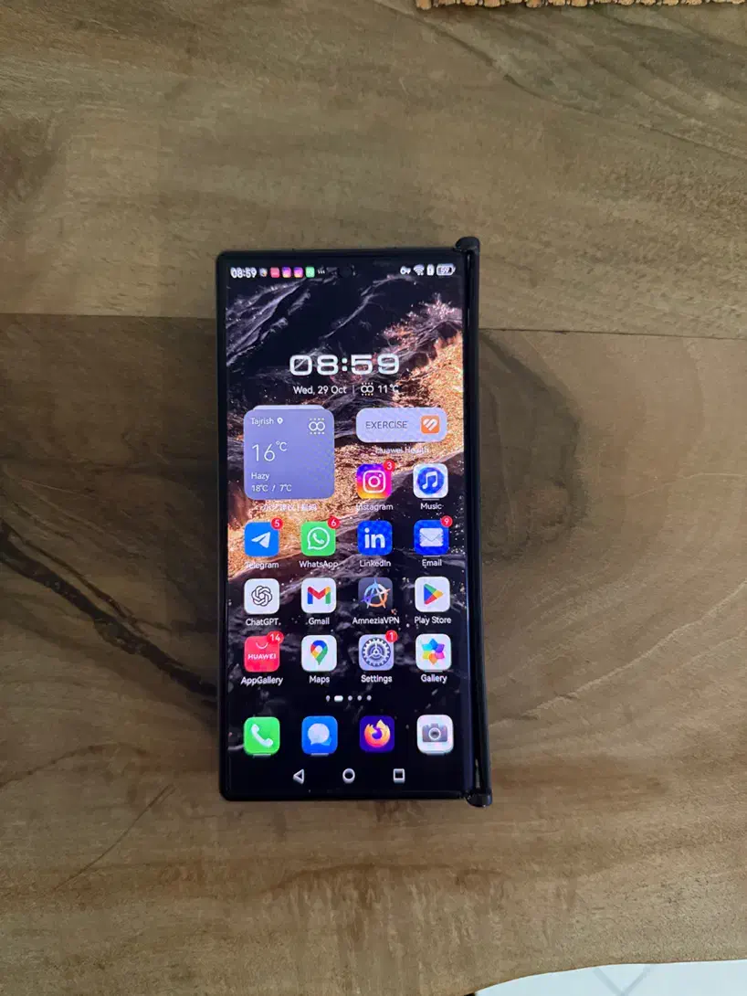 هواوی Mate XT تاشو سهلایه 512GB مشکی|موبایل|تهران, زعفرانیه|دیوار