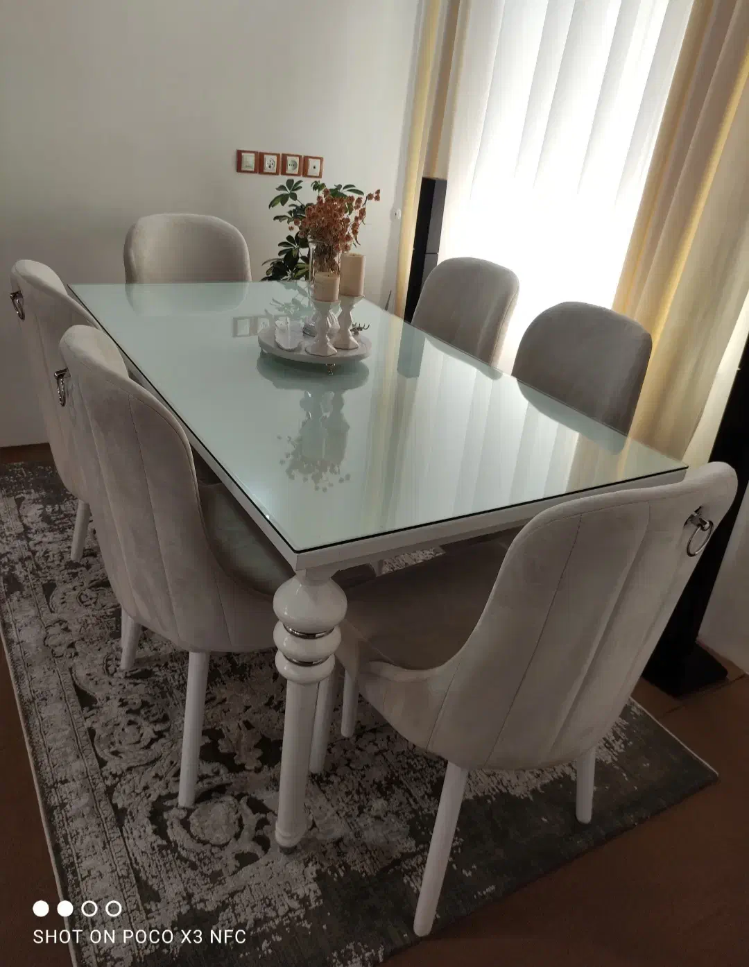 میز ناهار خوری ۶ نفره|میز و صندلی غذاخوری|دالخانی, |دیوار