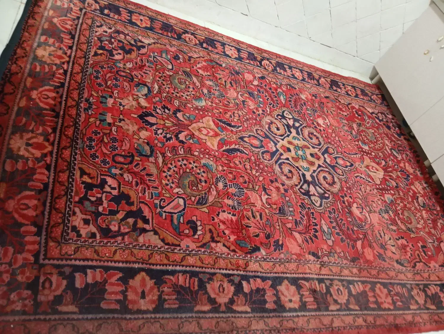 قالی دست بافت لری|فرش|الیگودرز, |دیوار