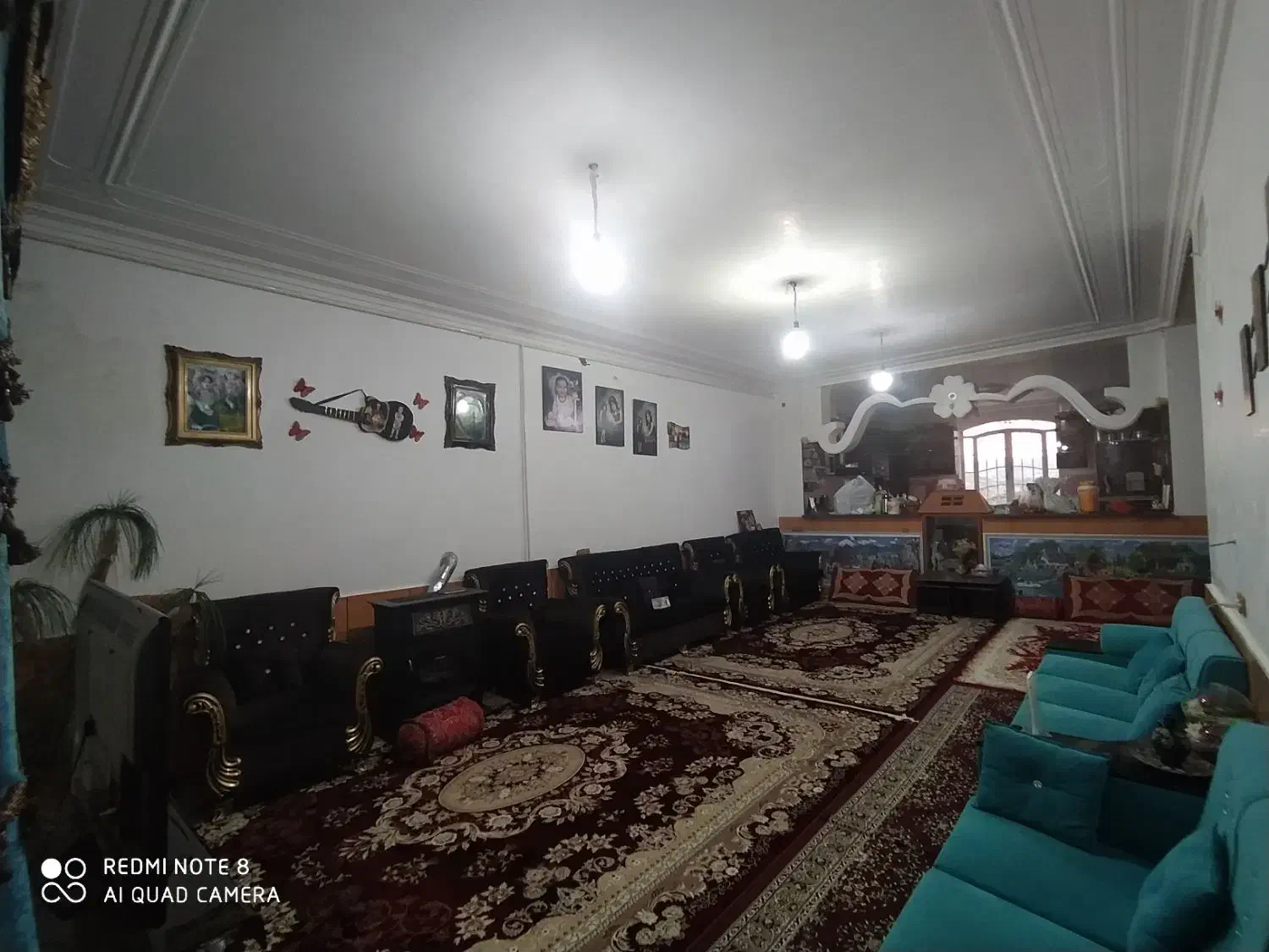 مبل هشت نفره سلطنتی، و پرده سلطنتی و گل میز ست،نو|مبلمان خانگی و میز عسلی|شیراز, شهرک مهدیه|دیوار