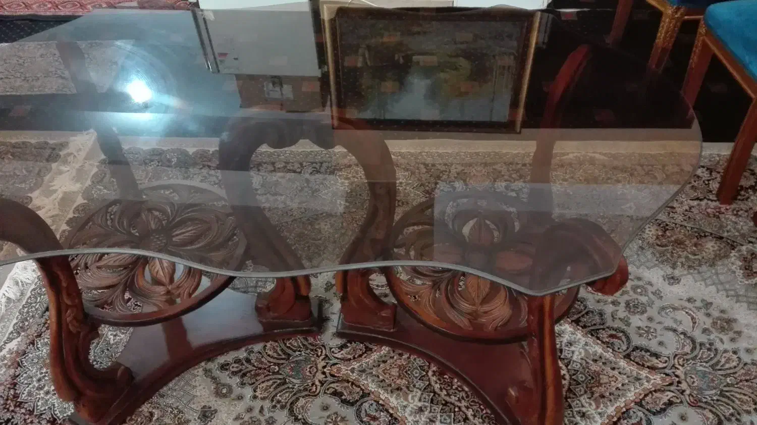 میز ۶ نفره|میز و صندلی غذاخوری|اسلامشهر, مسکن مهر اسلاشهر (شهرک امام خمینی)|دیوار