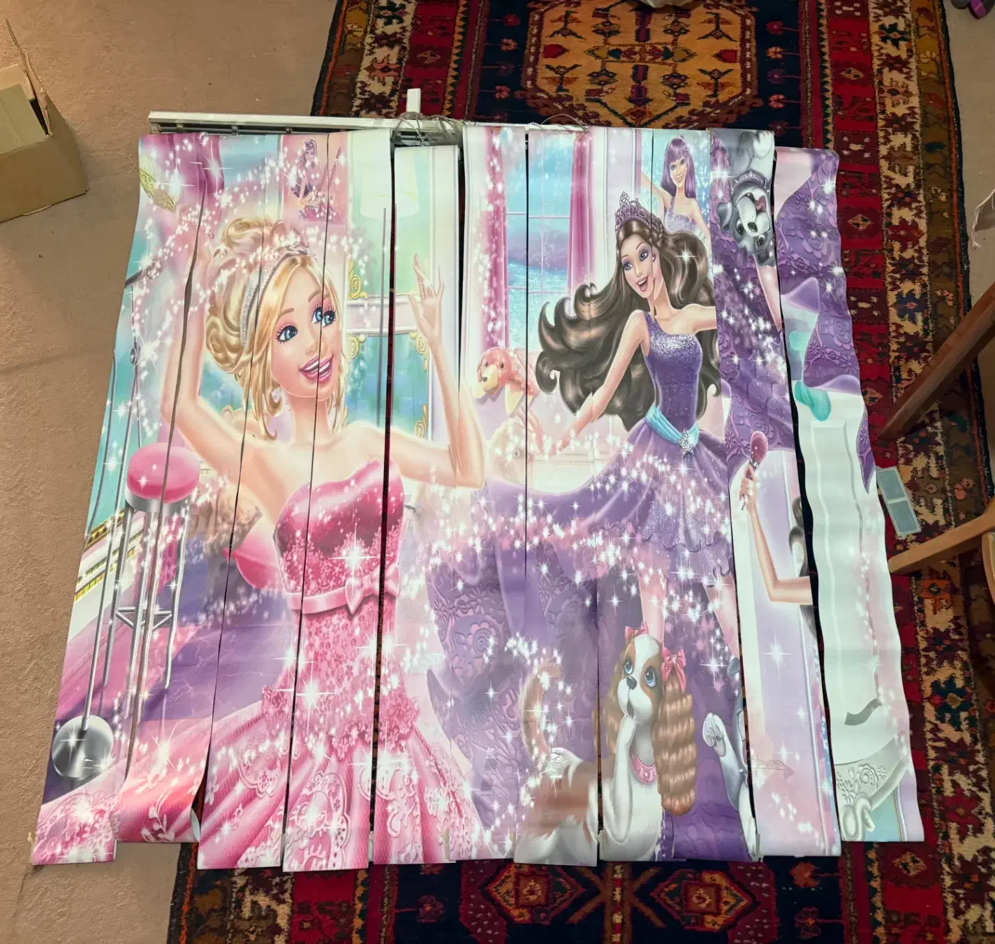 پرده اتاق کودک|پرده، رانر، رومیزی|اسلام‌شهر, شهرک مهدیه|دیوار