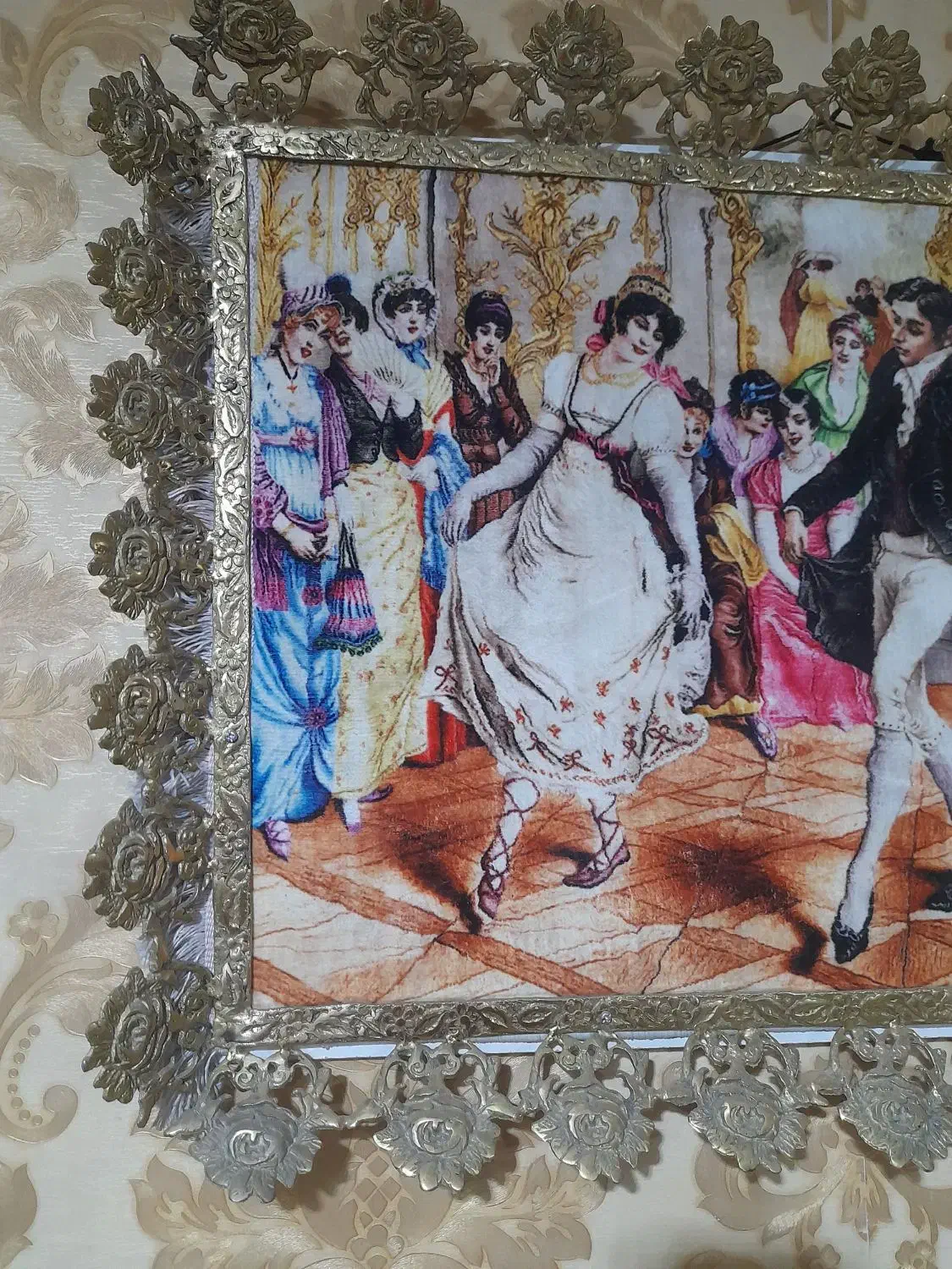 تابلو فرش برنز نونو|تابلو فرش|بهارستان, |دیوار