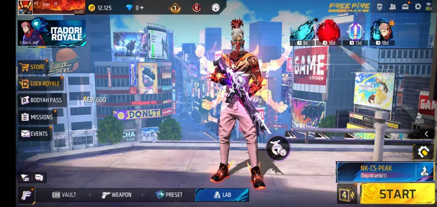 اکانت فری فایر|کنسول، بازی ویدئویی و آنلاین|فولادشهر, B2|دیوار