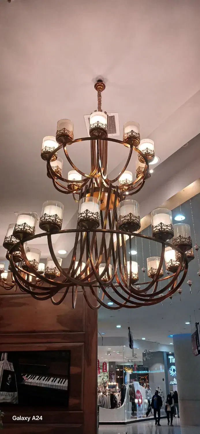 لوستر شیک وزیبای لهستانی|لوستر و چراغ آویز|اصفهان, وحید|دیوار