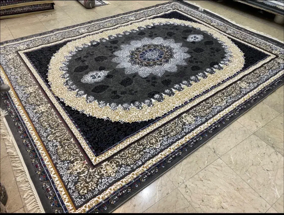 فرش گناباد ۱۲ متری اکبند نو‌ طرخ ارزو دودی جدید|فرش|گناباد, |دیوار